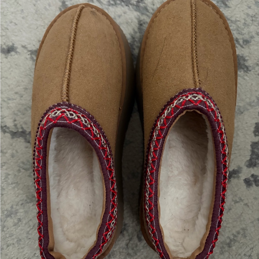 Amazon Brown and Red Ankle Booties